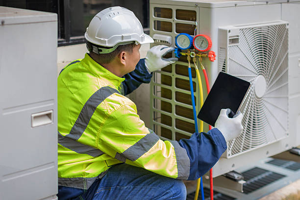 Professional Ductwork Repair technician working in Kennebunkport, ME